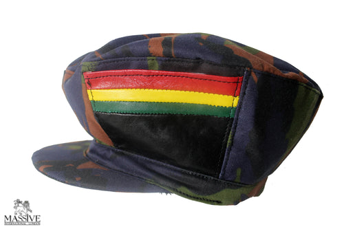 LOCKSMAN camouflage - W/ Red Gold and Green Leather Pockets