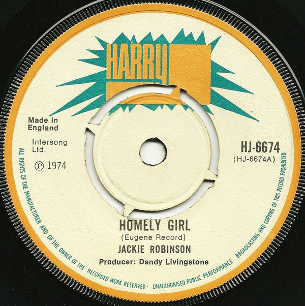 Jackie Robinson  ‎– Homely Girl