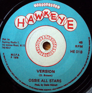 Dennis Brown / Ossie All Stars ‎– Whip Them Jah