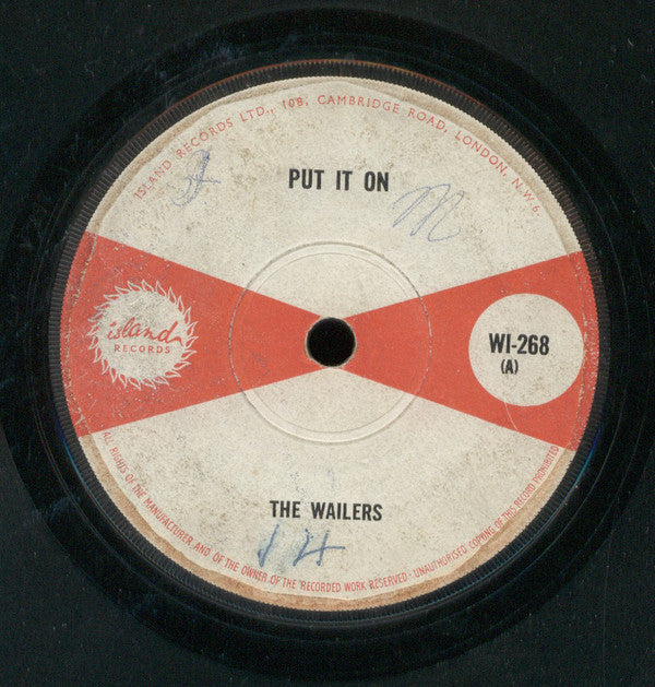 The Wailers ‎– Put It On Love Won