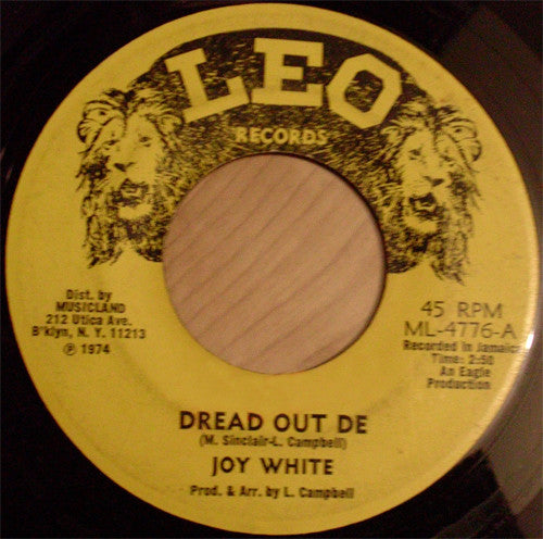 Joy White ‎– Dread Out De
