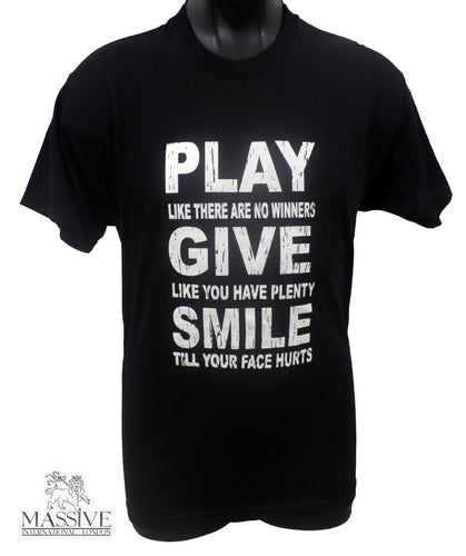 Play, Give, Smile